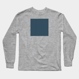 Arrows - Navy + Eggshell Blue Long Sleeve T-Shirt